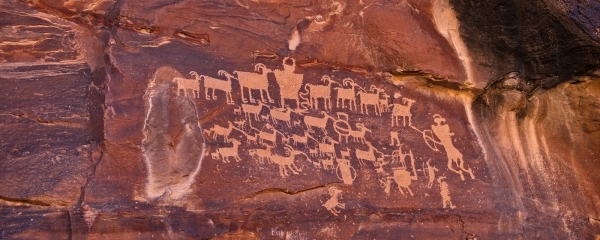 Le Great Hunt Panel, à Nine Mile Canyon, dans l'Utah.