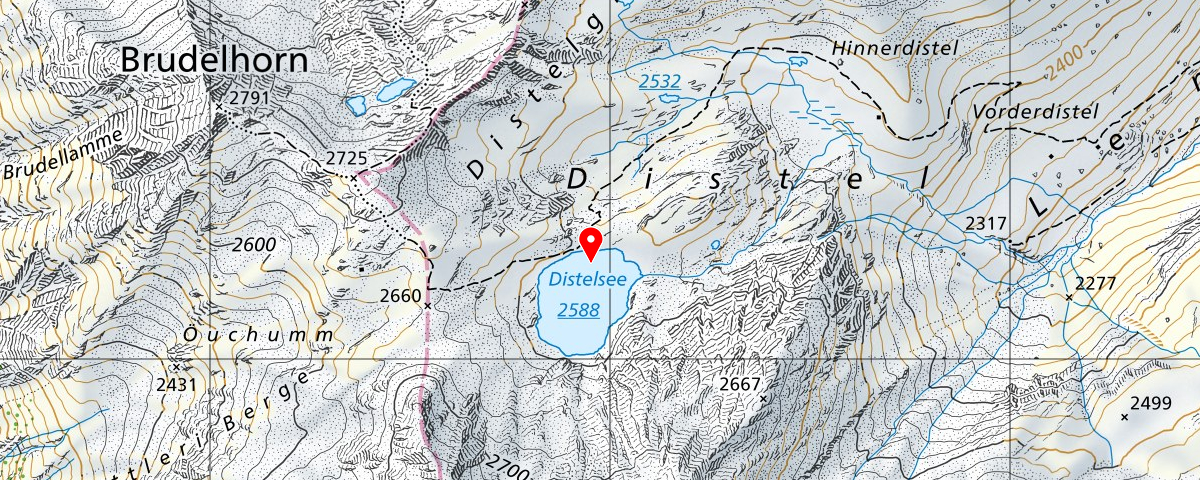 Lac Distelsee – Obergoms